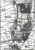 pianta del Parco nel 1800 pianta del Parco nel 1800